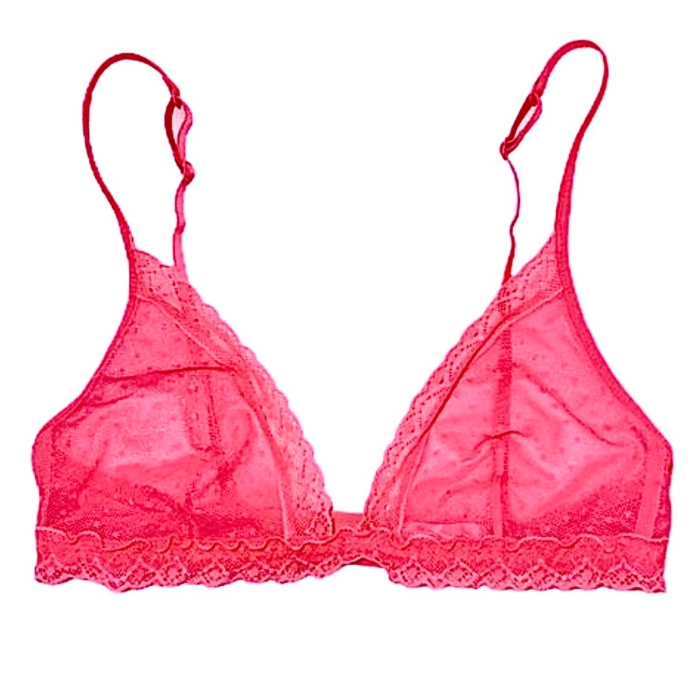 Gap Body Hot Pink Lace Bralette